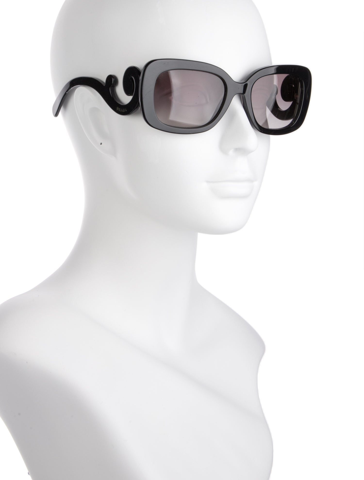 Prada Oversize Tinted Sunglasses